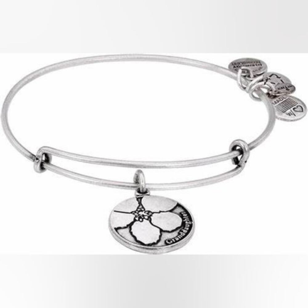 Alex + Ani Silver Granddaughter Charm Bracelet